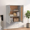 vidaXL - Wandkast - 69,5x32,5x90 - cm - bewerkt - hout - betongrijs