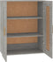 vidaXL - Wandkast - 69,5x32,5x90 - cm - bewerkt - hout - betongrijs