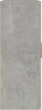 vidaXL - Wandkast - 69,5x32,5x90 - cm - bewerkt - hout - betongrijs