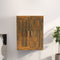 vidaXL - Wandkast - 69,5x32,5x90 - cm - bewerkt - hout - gerookt - eikenkleurig
