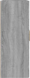 vidaXL - Wandkast - 69,5x32,5x90 - cm - bewerkt - hout - grijs - sonoma - eikenkleurig