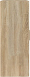 vidaXL - Wandkast - 69,5x32,5x90 - cm - bewerkt - hout - sonoma - eikenkleurig