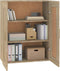 vidaXL - Wandkast - 69,5x32,5x90 - cm - bewerkt - hout - sonoma - eikenkleurig