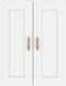 vidaXL - Wandkast - 69,5x32,5x90 - cm - bewerkt - hout - wit