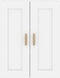 vidaXL - Wandkast - 69,5x32,5x90 - cm - bewerkt - hout - wit