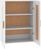 vidaXL - Wandkast - 69,5x32,5x90 - cm - bewerkt - hout - wit
