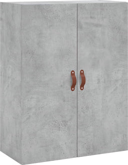 vidaXL - Wandkast - 69,5x34x90 - cm - betongrijs