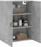 vidaXL - Wandkast - 69,5x34x90 - cm - betongrijs
