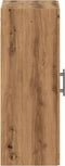 vidaXL - Wandkast - 69,5x34x90 - cm - bewerkt - hout - artisanaal - eikenkleur