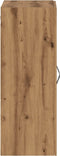 vidaXL - Wandkast - 69,5x34x90 - cm - bewerkt - hout - artisanaal - eikenkleurig