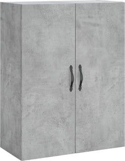 vidaXL - Wandkast - 69,5x34x90 - cm - bewerkt - hout - betongrijs