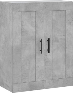 vidaXL - Wandkast - 69,5x34x90 - cm - bewerkt - hout - betongrijs