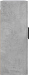 vidaXL - Wandkast - 69,5x34x90 - cm - bewerkt - hout - betongrijs