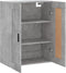 vidaXL - Wandkast - 69,5x34x90 - cm - bewerkt - hout - betongrijs