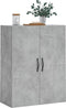 vidaXL - Wandkast - 69,5x34x90 - cm - bewerkt - hout - betongrijs