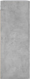 vidaXL - Wandkast - 69,5x34x90 - cm - bewerkt - hout - betongrijs