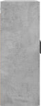 vidaXL - Wandkast - 69,5x34x90 - cm - bewerkt - hout - betongrijs