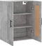 vidaXL - Wandkast - 69,5x34x90 - cm - bewerkt - hout - betongrijs