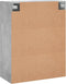 vidaXL - Wandkast - 69,5x34x90 - cm - bewerkt - hout - betongrijs