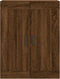vidaXL - Wandkast - 69,5x34x90 - cm - bewerkt - hout - bruin - eikenkleur