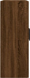 vidaXL - Wandkast - 69,5x34x90 - cm - bewerkt - hout - bruin - eikenkleur