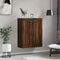 vidaXL - Wandkast - 69,5x34x90 - cm - bewerkt - hout - bruin - eikenkleur