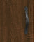 vidaXL - Wandkast - 69,5x34x90 - cm - bewerkt - hout - bruin - eikenkleur