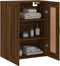 vidaXL - Wandkast - 69,5x34x90 - cm - bewerkt - hout - bruin - eikenkleur