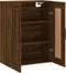 vidaXL - Wandkast - 69,5x34x90 - cm - bewerkt - hout - bruin - eikenkleur