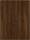 vidaXL - Wandkast - 69,5x34x90 - cm - bewerkt - hout - bruin - eikenkleur