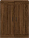 vidaXL - Wandkast - 69,5x34x90 - cm - bewerkt - hout - bruin - eikenkleur