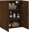 vidaXL - Wandkast - 69,5x34x90 - cm - bewerkt - hout - bruin - eikenkleur