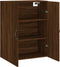 vidaXL - Wandkast - 69,5x34x90 - cm - bewerkt - hout - bruin - eikenkleur