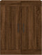 vidaXL - Wandkast - 69,5x34x90 - cm - bewerkt - hout - bruin - eikenkleur