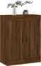 vidaXL - Wandkast - 69,5x34x90 - cm - bewerkt - hout - bruin - eikenkleur