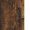 vidaXL - Wandkast - 69,5x34x90 - cm - bewerkt - hout - gerookt - eikenkleurig