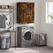 vidaXL - Wandkast - 69,5x34x90 - cm - bewerkt - hout - gerookt - eikenkleurig