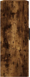 vidaXL - Wandkast - 69,5x34x90 - cm - bewerkt - hout - gerookt - eikenkleurig