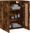 vidaXL - Wandkast - 69,5x34x90 - cm - bewerkt - hout - gerookt - eikenkleurig