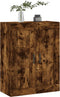 vidaXL - Wandkast - 69,5x34x90 - cm - bewerkt - hout - gerookt - eikenkleurig