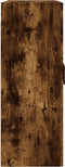 vidaXL - Wandkast - 69,5x34x90 - cm - bewerkt - hout - gerookt - eikenkleurig