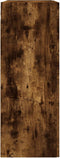 vidaXL - Wandkast - 69,5x34x90 - cm - bewerkt - hout - gerookt - eikenkleurig