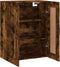 vidaXL - Wandkast - 69,5x34x90 - cm - bewerkt - hout - gerookt - eikenkleurig