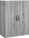 vidaXL - Wandkast - 69,5x34x90 - cm - bewerkt - hout - grijs - sonoma - eikenkleurig
