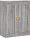 vidaXL - Wandkast - 69,5x34x90 - cm - bewerkt - hout - grijs - sonoma - eikenkleurig