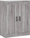 vidaXL - Wandkast - 69,5x34x90 - cm - bewerkt - hout - grijs - sonoma - eikenkleurig