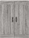 vidaXL - Wandkast - 69,5x34x90 - cm - bewerkt - hout - grijs - sonoma - eikenkleurig
