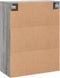 vidaXL - Wandkast - 69,5x34x90 - cm - bewerkt - hout - grijs - sonoma - eikenkleurig