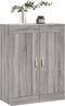 vidaXL - Wandkast - 69,5x34x90 - cm - bewerkt - hout - grijs - sonoma - eikenkleurig