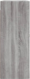 vidaXL - Wandkast - 69,5x34x90 - cm - bewerkt - hout - grijs - sonoma - eikenkleurig